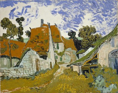 Calle en Auvers-sur-Oise de Vincent van Gogh